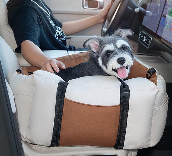 Waterproof 2-in-1 Dog Car Seat - Non-Slip Base & Quick-Dry Fabric | FriskFable - friskfable
