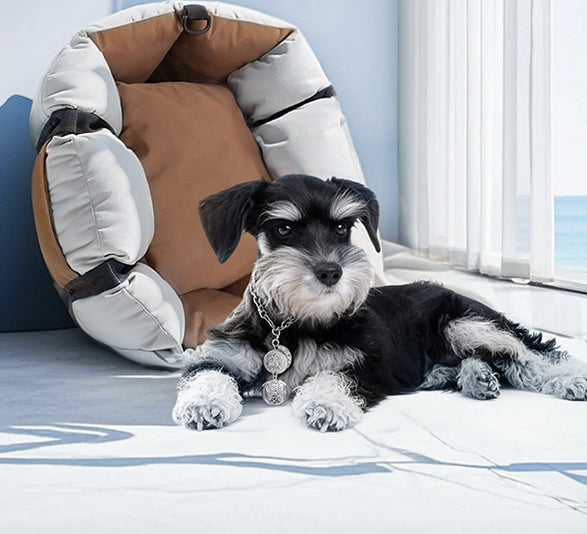 Waterproof 2-in-1 Dog Car Seat - Non-Slip Base & Quick-Dry Fabric | FriskFable - friskfable
