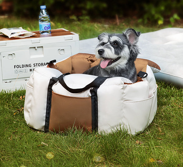 Waterproof 2-in-1 Dog Car Seat - Non-Slip Base & Quick-Dry Fabric | FriskFable - friskfable
