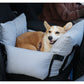 2-in-1 Striped Dog Car Seat | Machine-Washable & Year-Round Use | FriskFable - friskfable