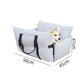 2-in-1 Striped Dog Car Seat | Machine-Washable & Year-Round Use | FriskFable - friskfable