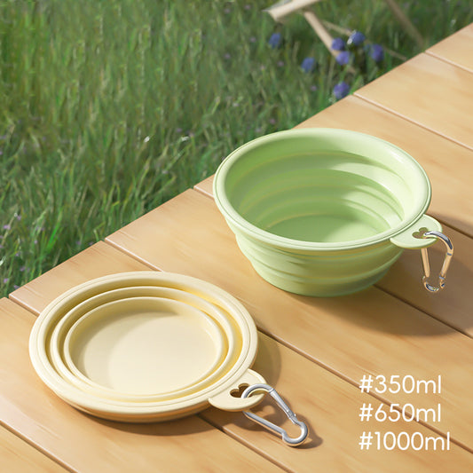 Foldable Outdoor Dog Bowl Lightweight & Portable - FriskFable - friskfable