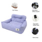 Plaid Dog Car Seat with Neck Support - All-Season Travel Safety | FriskFable - friskfable