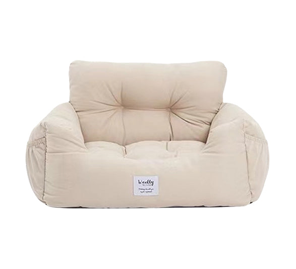 Small & Medium Dog Car Seat with Detachable Cushion & Non-Slip Base | FriskFable - friskfable