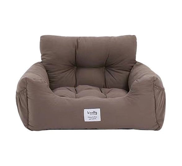Small & Medium Dog Car Seat with Detachable Cushion & Non-Slip Base | FriskFable - friskfable