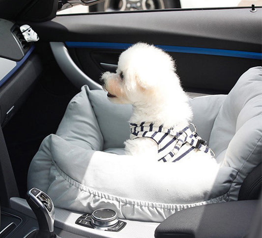 Small & Medium Dog Car Seat with Detachable Cushion & Non-Slip Base | FriskFable - friskfable